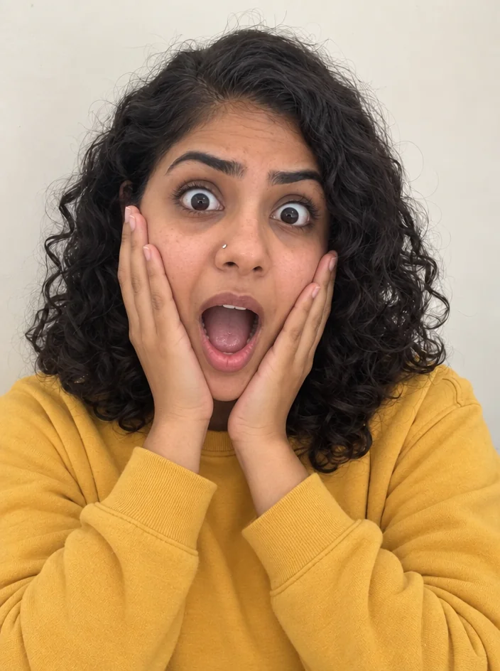 Reaction Face Generator — after editing